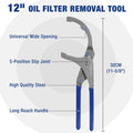 WORKPRO 12" Oil Filter Wrench by WORKPRO