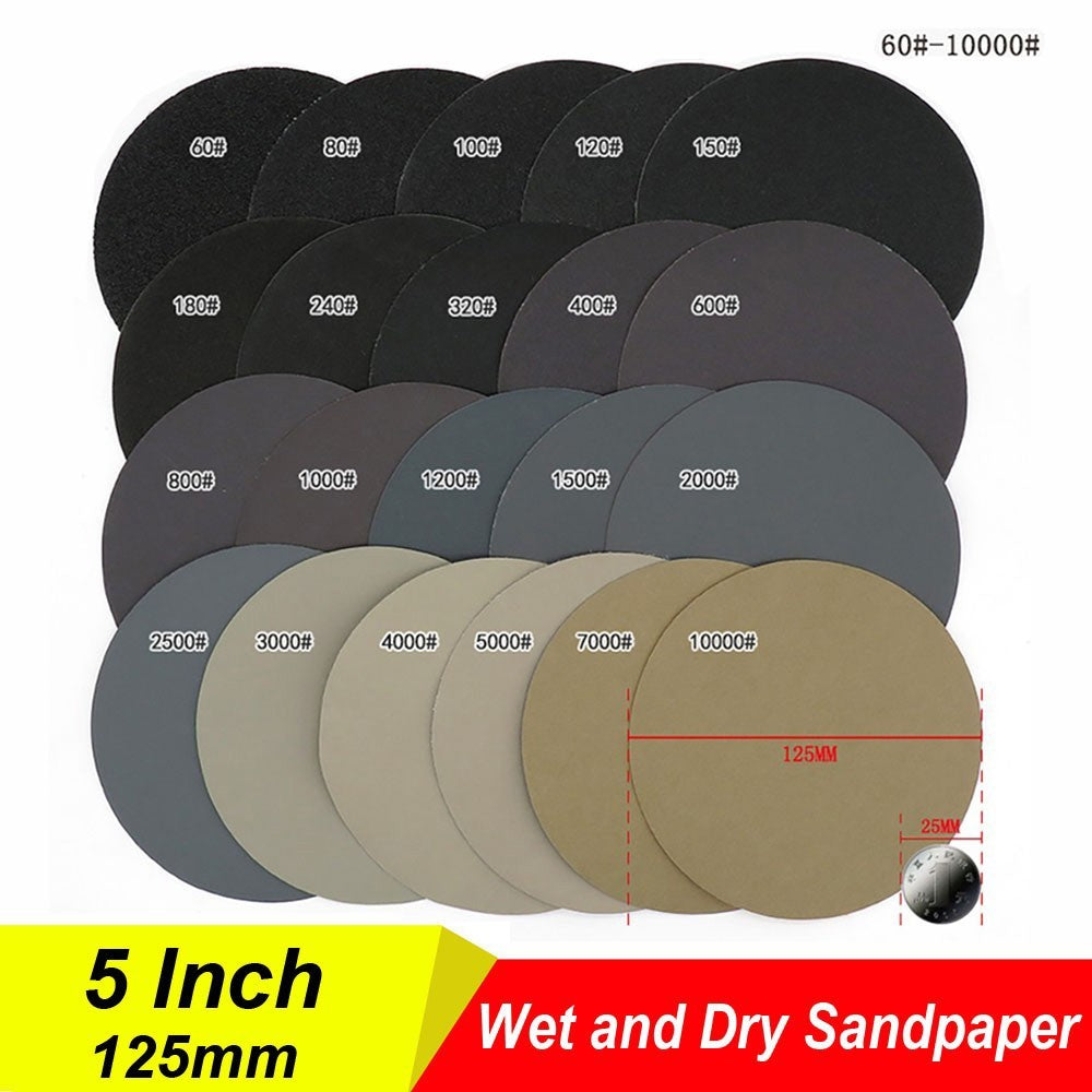 60-10000 Grit Sanding Disc 5 Inch