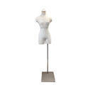 Hanging Female Form Half Leg Mannequin Torso Neckblock With Metal