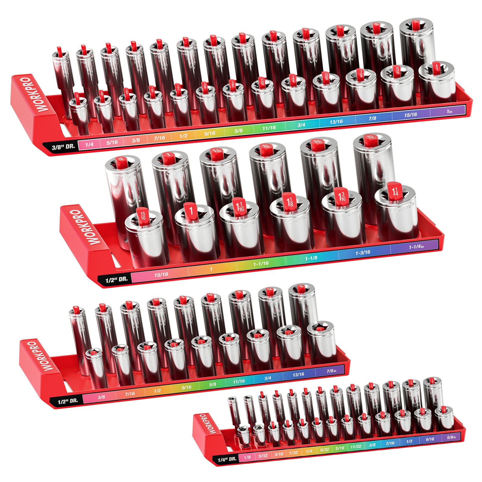 4-Piece Socket Holder Set