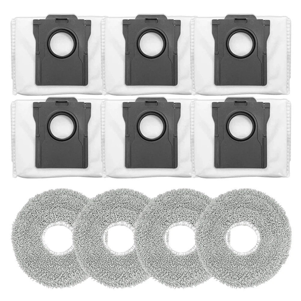 Replacement Mop Cloths And Dust Bags For Cecotec X70