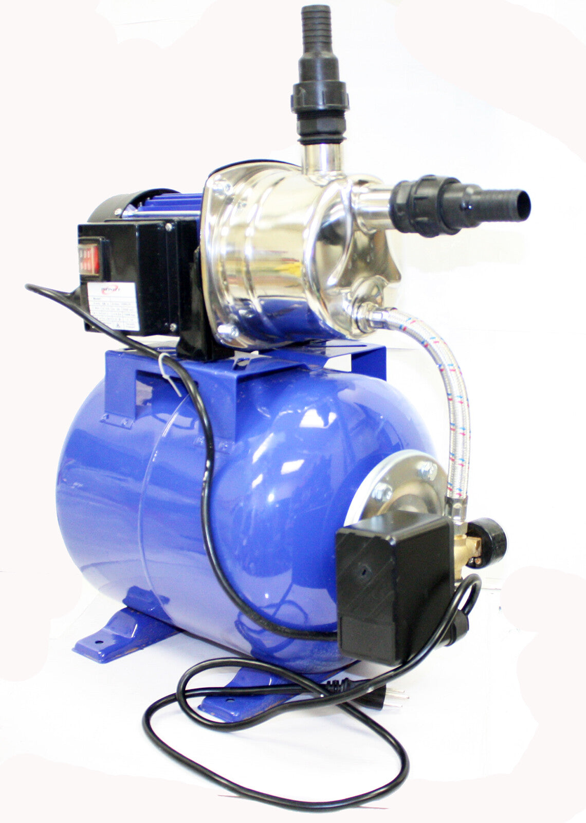 1.6 HP 110V 1200W Shallow Jet Water Well Pump with Tank Garden Sprinkler System