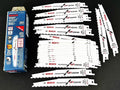 25 BOSCH 6" RECIPROCATING SAW BLADES 6-12TPI BI-METAL SAWSALL SWISS MADE #RPRAP6