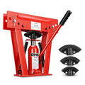 18.5" X 18.5" X 5.9" Manual Hydraulic 8 Ton Pipe Bender W/ 3 Piping