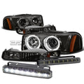 Smoked Dual Halo Projector Head+bumper+fo<wbr/>g | Built Supply Co