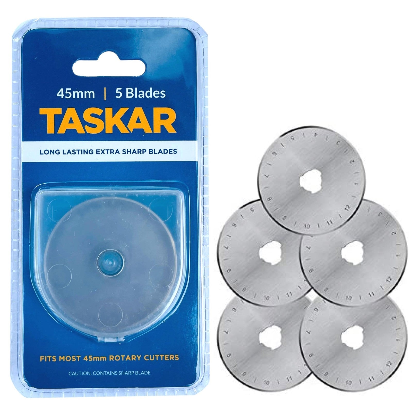 45mm Rotary Cutter Blades X 5 Pack For Olfa Etc By | Built Supply Co