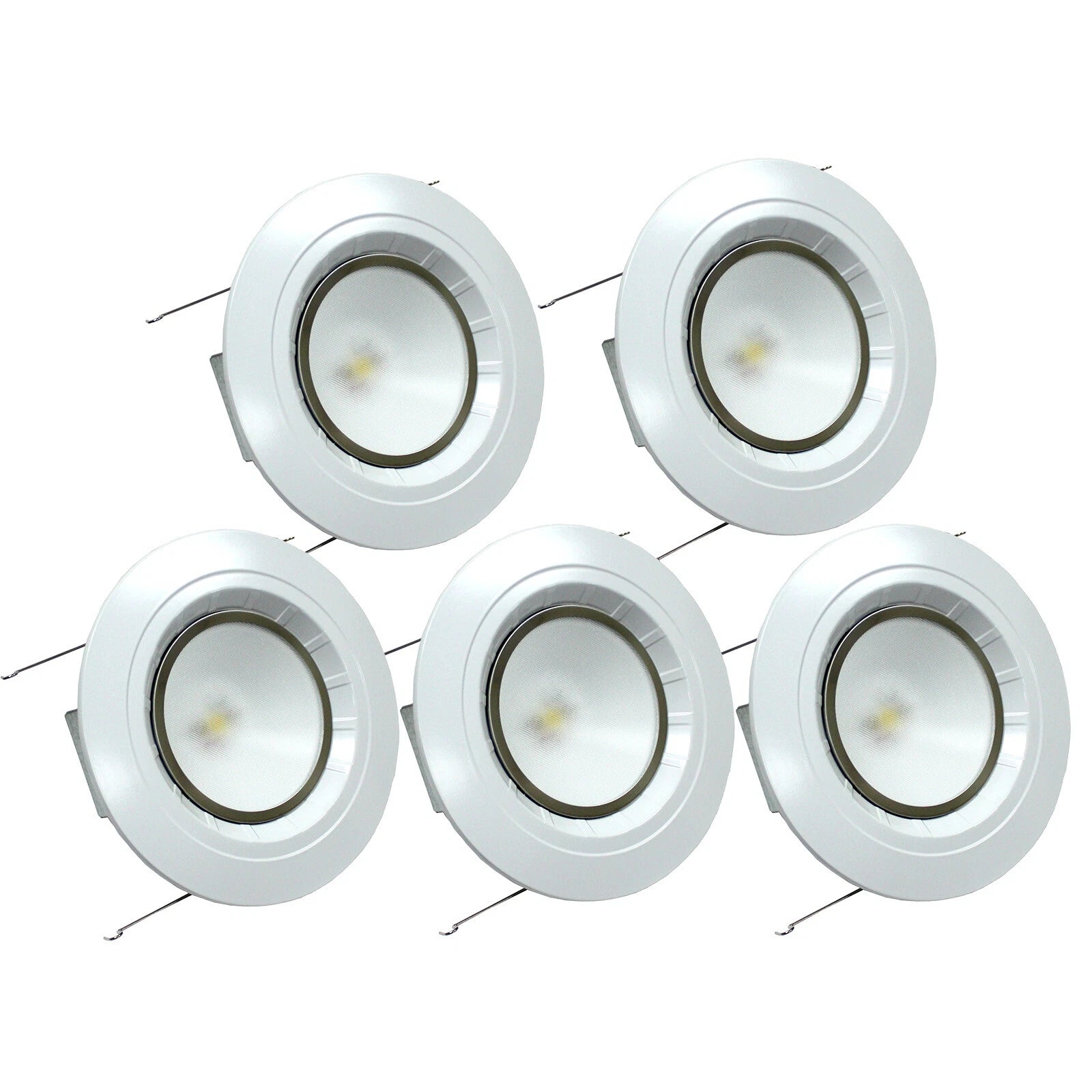 5 Pack 5" Or 6" Led Dimmable Downlight Recessed Light Retrofit 14W