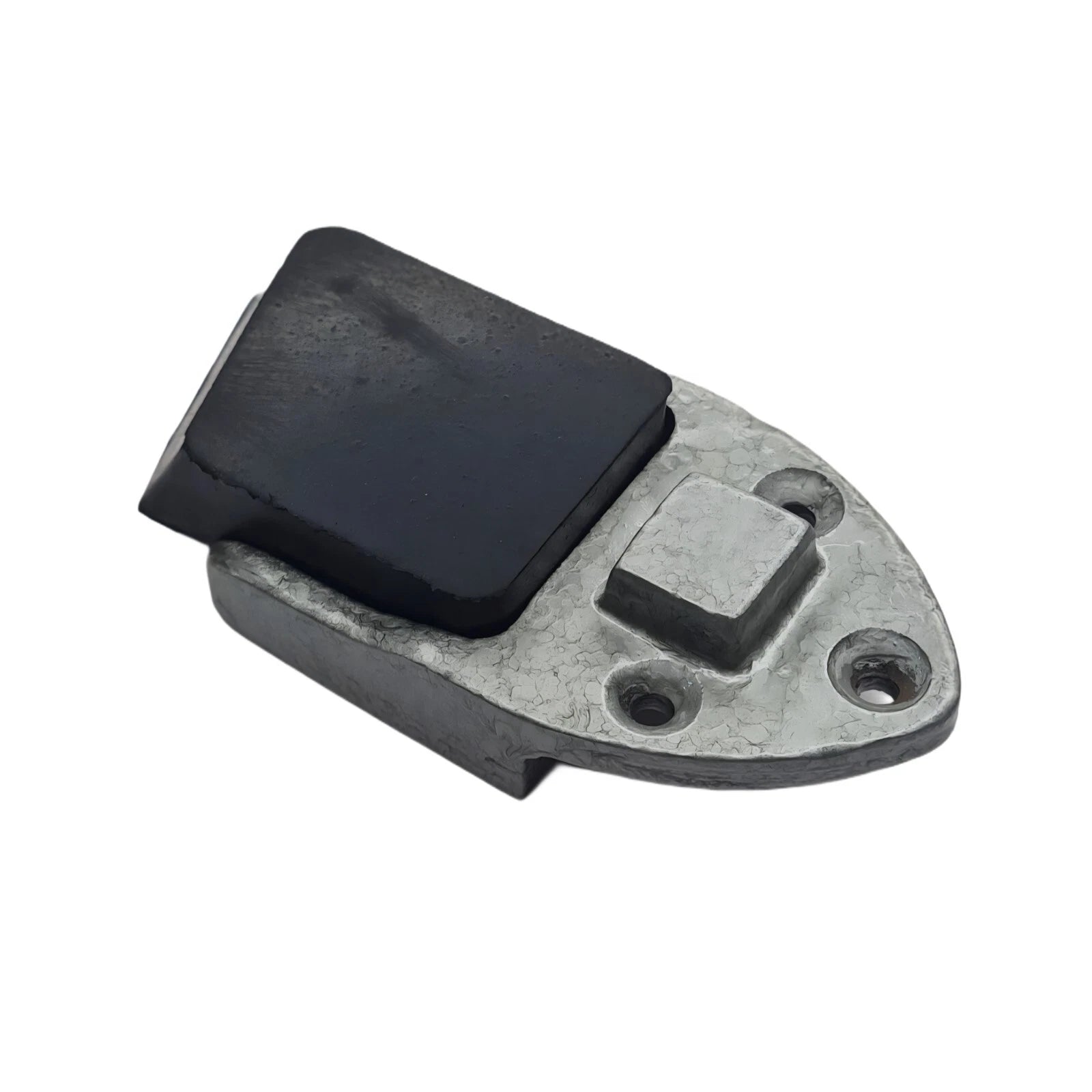 Cast Iron Bench Filing Block With Rubber Pad -Jewelry Making Forming