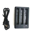 Usb 3-channel Battery Charger Holder For Insta360 One X3 Panoramic