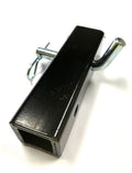 Tow Hitch Adaptor Reducer 2" To 1-1/4" Receiver W/safety Hitch Pin