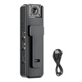 Mini Body Camera 1080p With Night Vision 4 Infrared Leds Clip