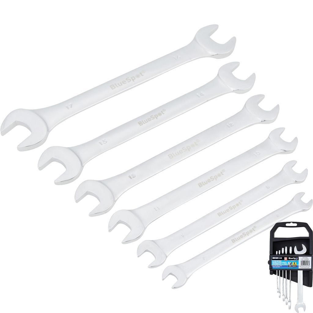 Bluespot 6pc Metric Combination Spanner Wrench Set 6mm - 17mmOpens in a new wind