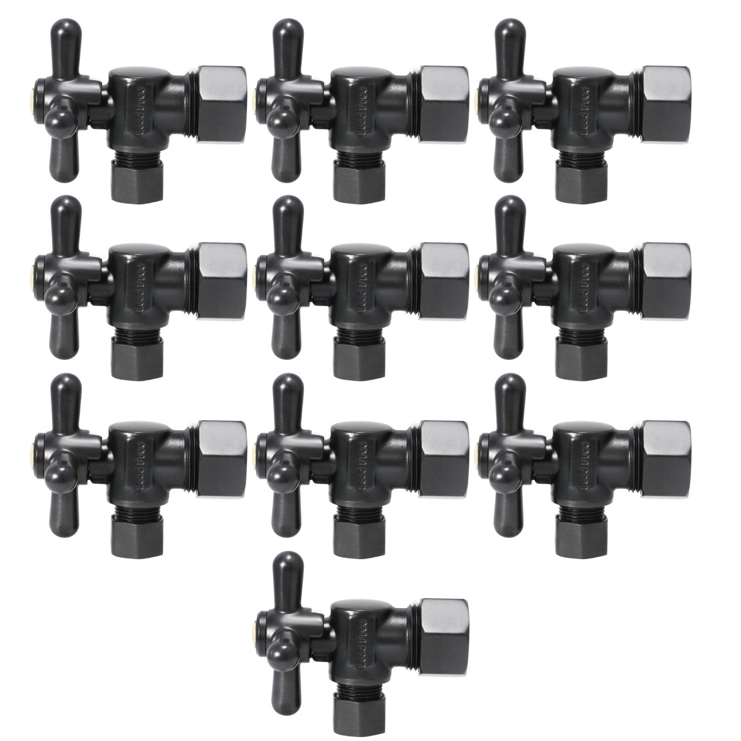 XFITTING 3/8" OD x 5/8" OD Compression Valve - 10 Pack