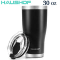 HAUSHOF 30 oz Stainless Steel Tumbler Travel Mug Vacuum Insulated Coffee Tumbler