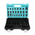 DURATECH 38PCS Impact Socket Set 1/2" 3/8" Drive Deep ShallowS ockets