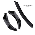3PC Front Extension for Benz E300/E400/E450 Sport Package 17-19 Gloss Black
