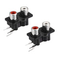 New Rca Female Jack Panel Mount Connector 3-pin For Audio Video Av