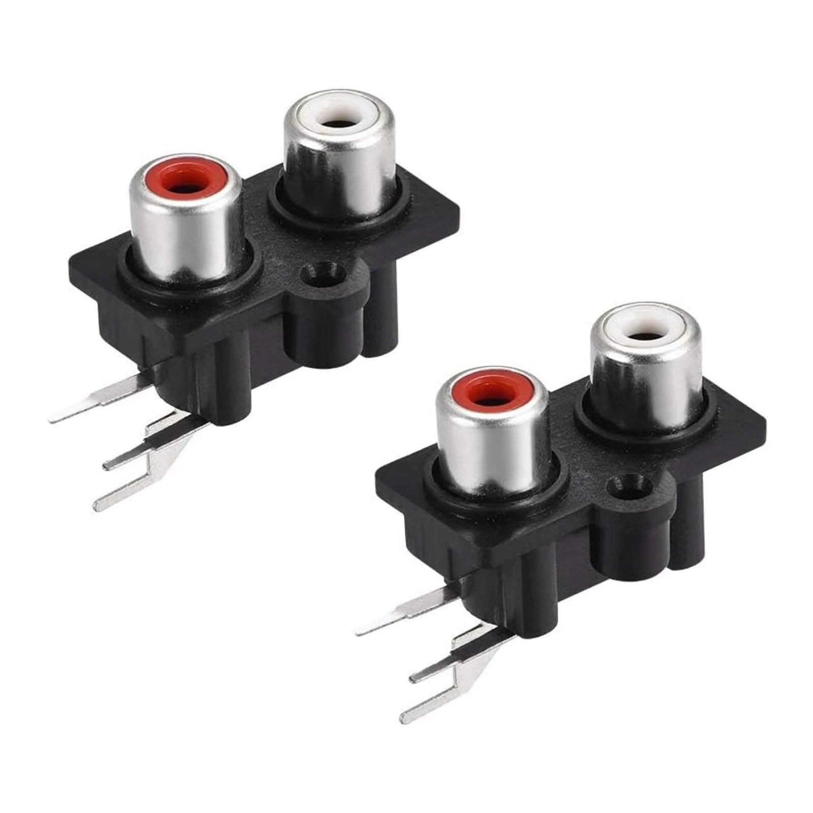 New Rca Female Jack Panel Mount Connector 3-pin For Audio Video Av