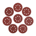 WORKPRO 80x Sanding Disc Sandpaper 60-400 Grit 5'' 8 Hole Hook&Loop Sanding Disc