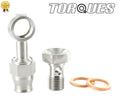 AN -4 30 Degree Push-On Fuel Hose Fitting by Unbranded