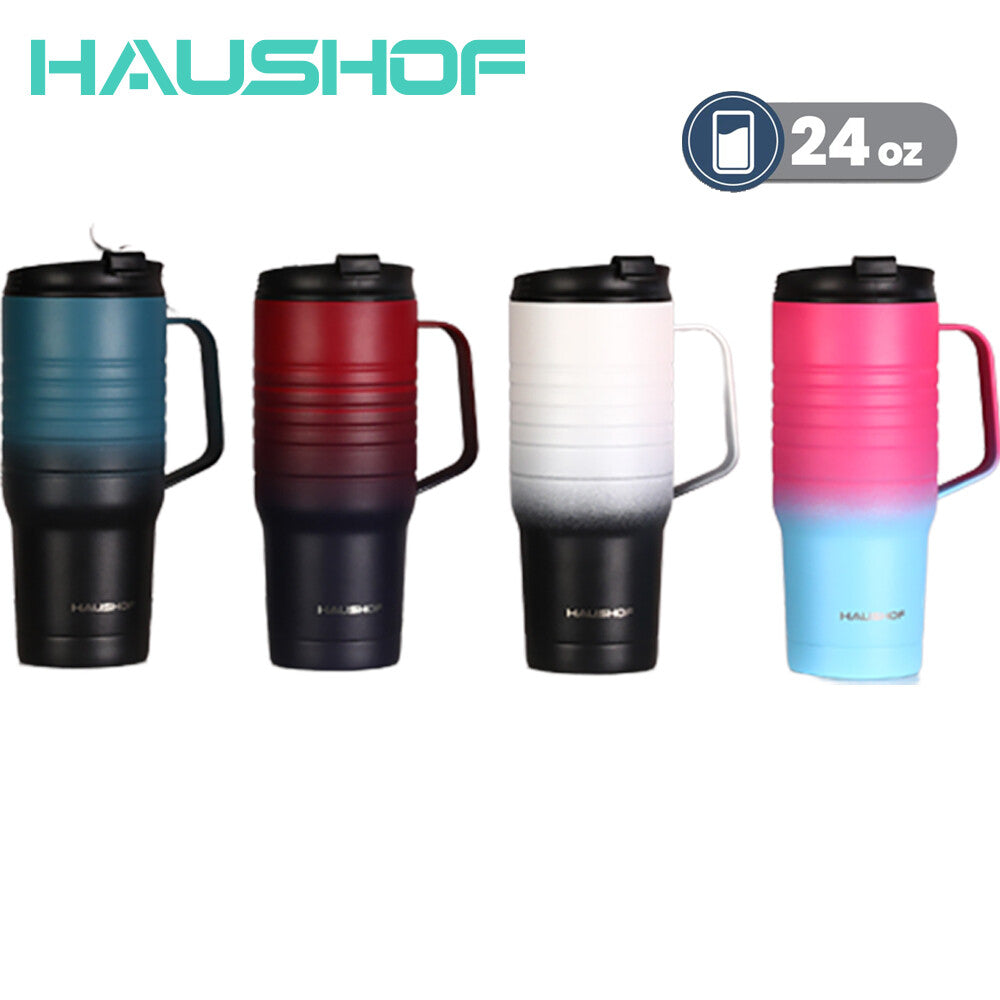 HAUSHOF 24oz Travel Mug Stainless Steel by HAUSHOF
