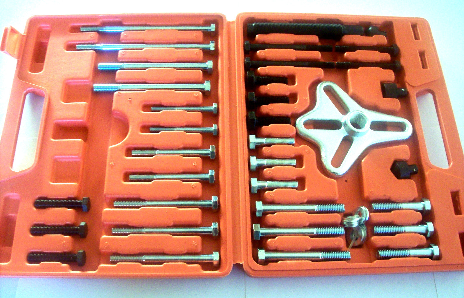 46PC GRIP TOOLS HARMONIC BALANCER PULLEY PULLER SET WIT
