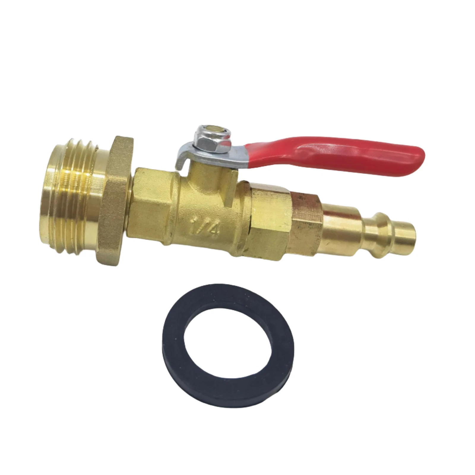 Winterize Blowout Adapter 1/4" Male Quick Connect Plug And 3/4" Male