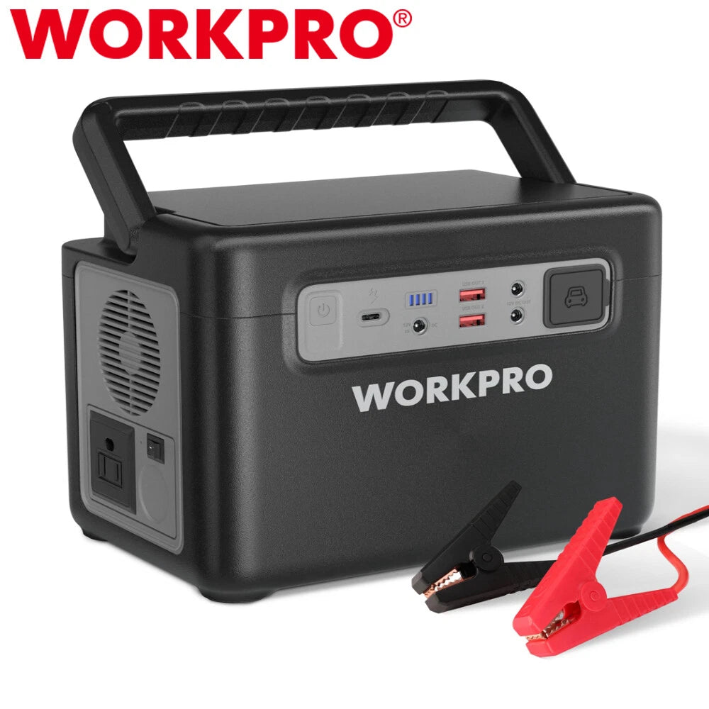Workpro 300W 96000ma Portable Power Station Outdoor Generators W/65W