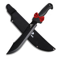 Mossy Oak Machete With Sheath Saw 16-inch Ergonomic No-slip Handle