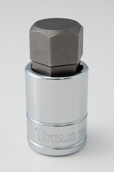 Titan 1/2-Inch Drive 21mm Hex Bit Socket by Titan