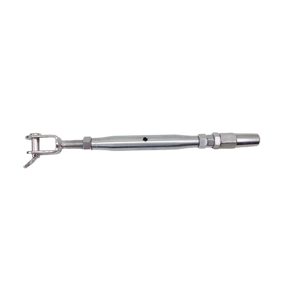 Jaw Swageless Turnbuckle 3/8" Pipe Turnbuckle For 5/8" Cable