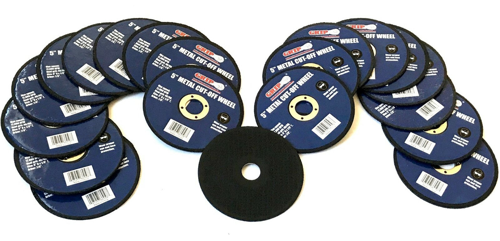 Grip 5" Metal Cut Off Wheels 100 Pack