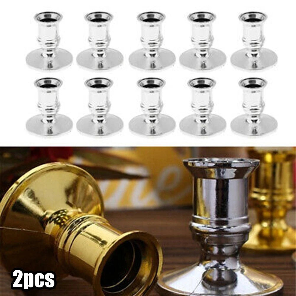 For Traditional Shape Taper Standard Candle Holders Candlestick Dinner