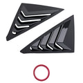 ABS Window Louvers Side Vent for Honda Civic Hatchback 2022-2025 Gloss Black