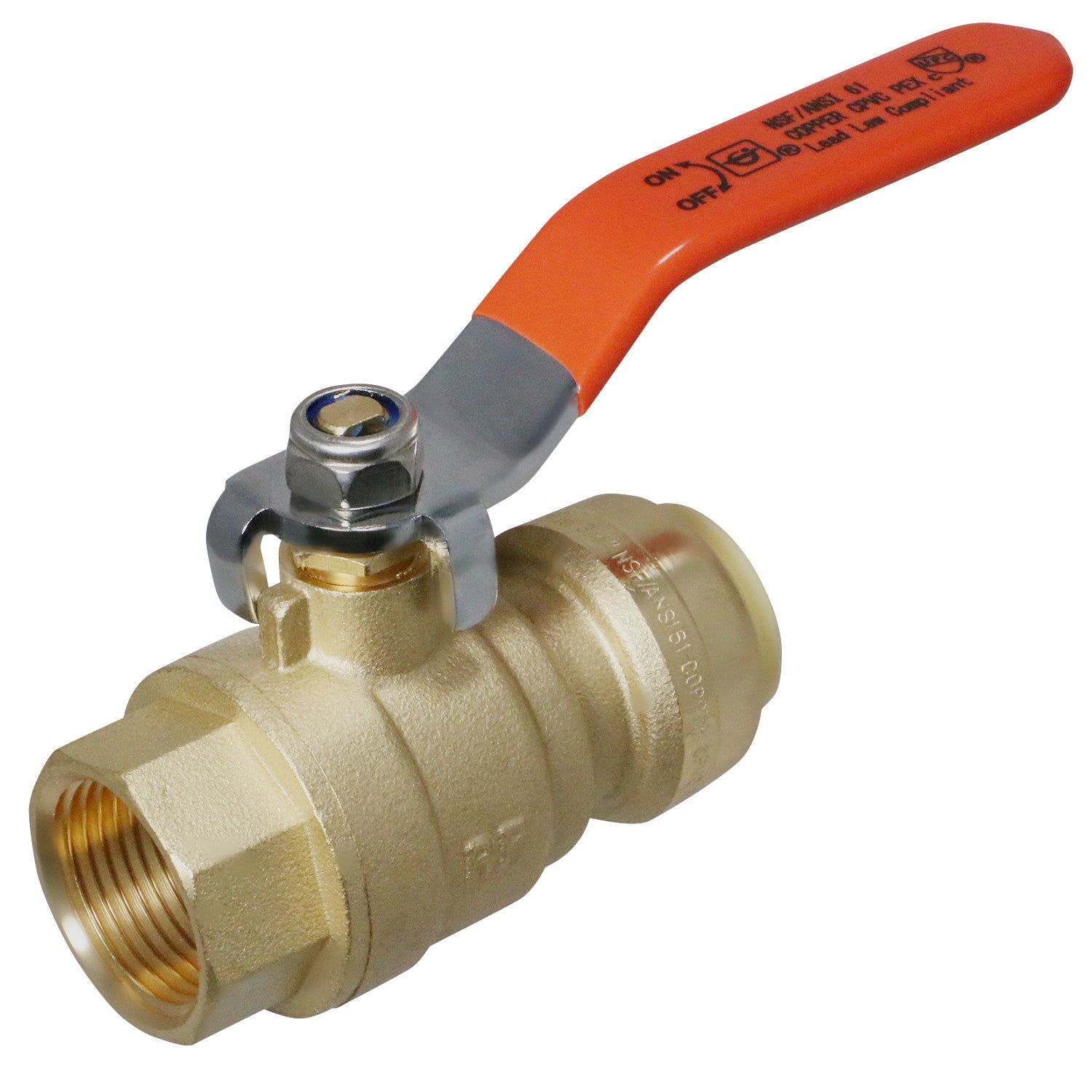XFITTING 3/4" Push Fit Female Ball Valve