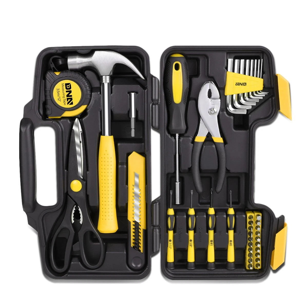 Yellow Home Repair Hand Tool Toolbox Bit Drive | Built Supply Co