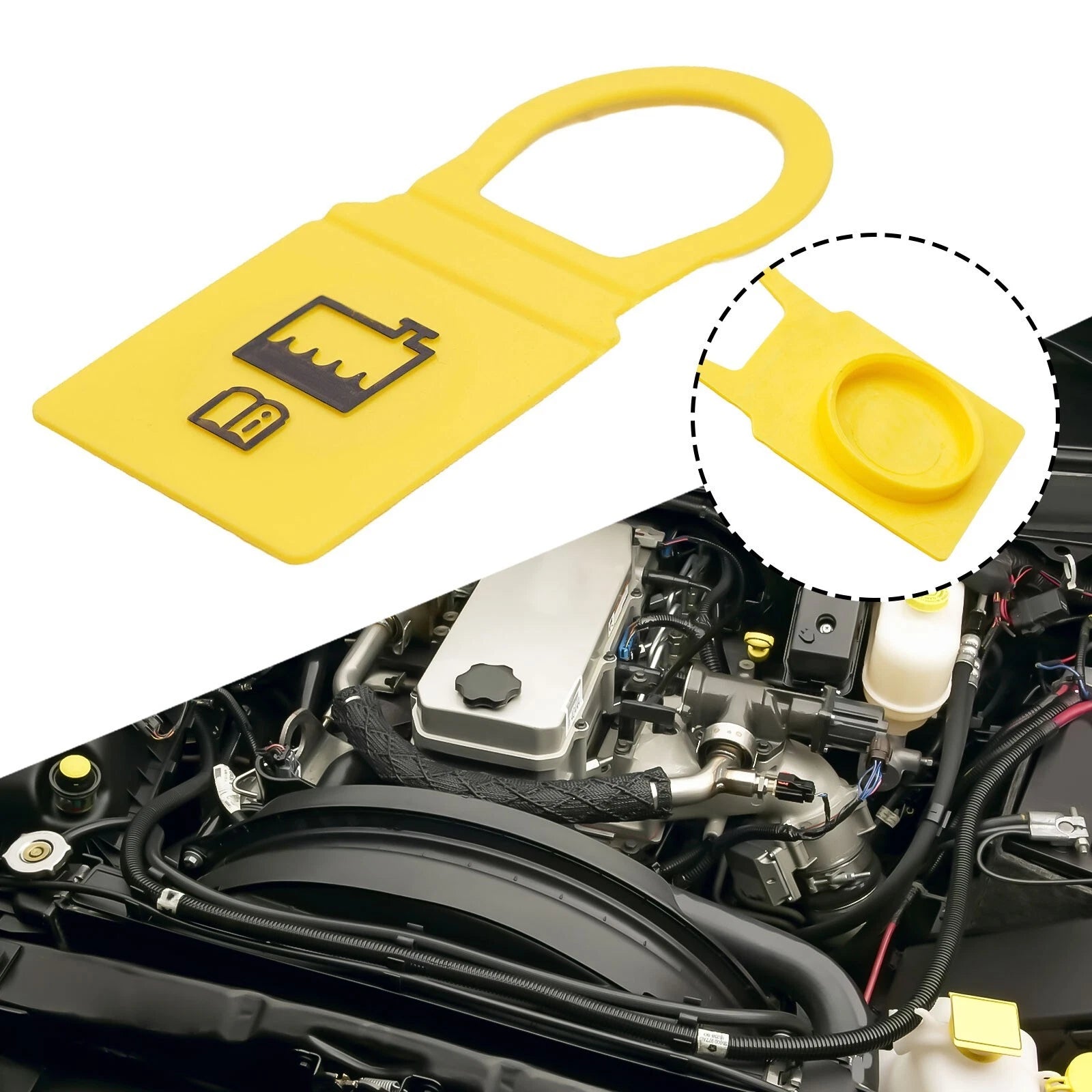 Yellow Coolant Recovery Tank Cap For Ram 1500 2500 3500 Perfect