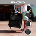 Medium Reusable Grocery Bag 4 Wheel Heavy Duty Rolling Shop Tote