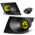 Fit 07-11 Versa Yellow Oe Bumper Driving Fog Light Lamp+bezel