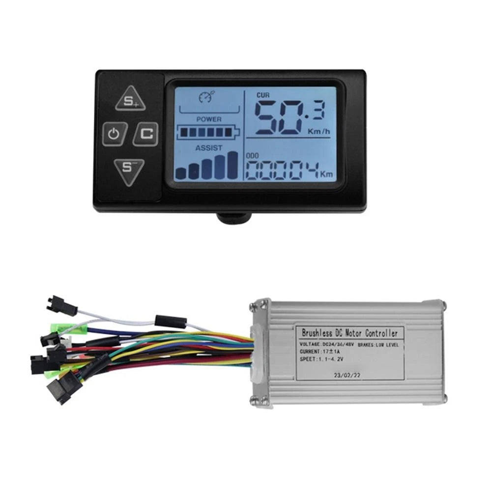 17a Electric Scooter Brushless Controller 2-pins Display 3-mode