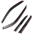Window Vent Rain Guards for Toyota 4Runner 2003-2009 Deflectors Black 4Pcs