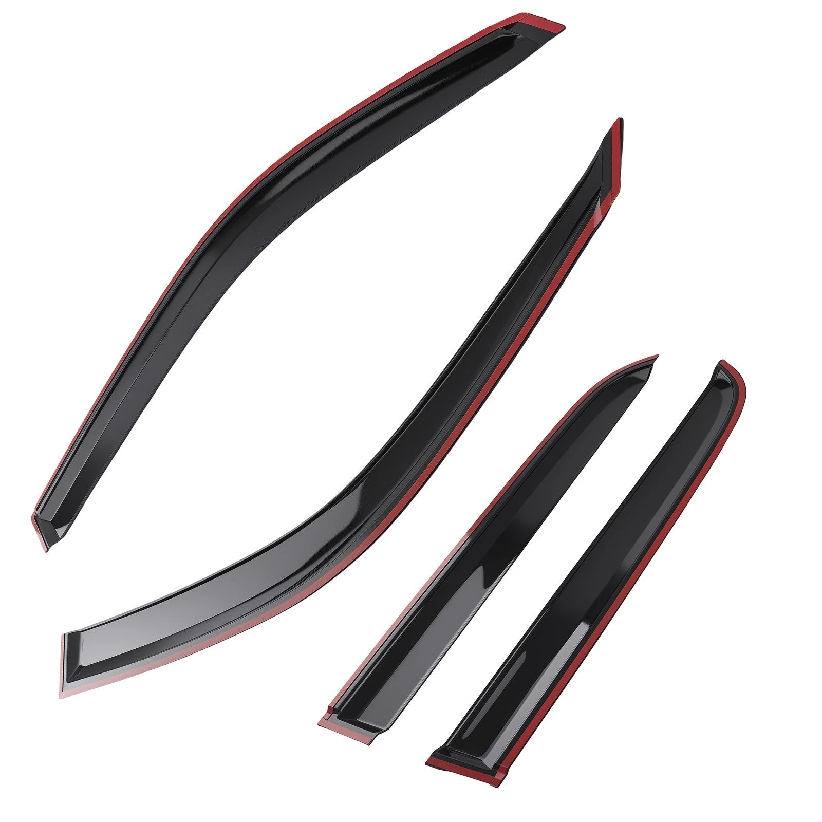 Window Vent Rain Guards for Toyota 4Runner 2003-2009 Deflectors Black 4Pcs