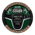 Montoya Steering Wheel Glove Cover Soft Grip Leopard Print Universal