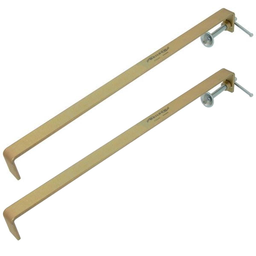 Neilsen 2pc Bricklaying Profile Clamp Brick DIY Building Clamps 440mmOpens in a 