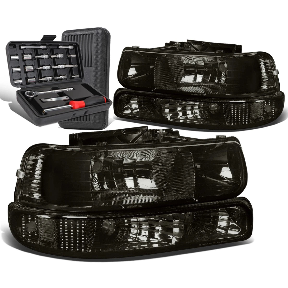 For 1999-2002 Chevy Silverado Smoked/clear Side | Built Supply Co