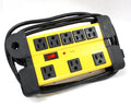 8-outlet Power Strip Metal Mountable 1200 Joules Extension Cord Surge
