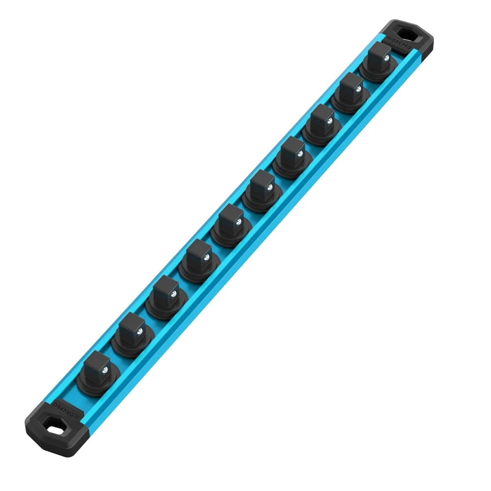 3/8-inch Drive Magnetic Socket Organizer Aluminum Alloy Socket Rail