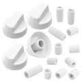 Universal Oven Knob Replacement 4 Pack With 12 Adapters For Stove