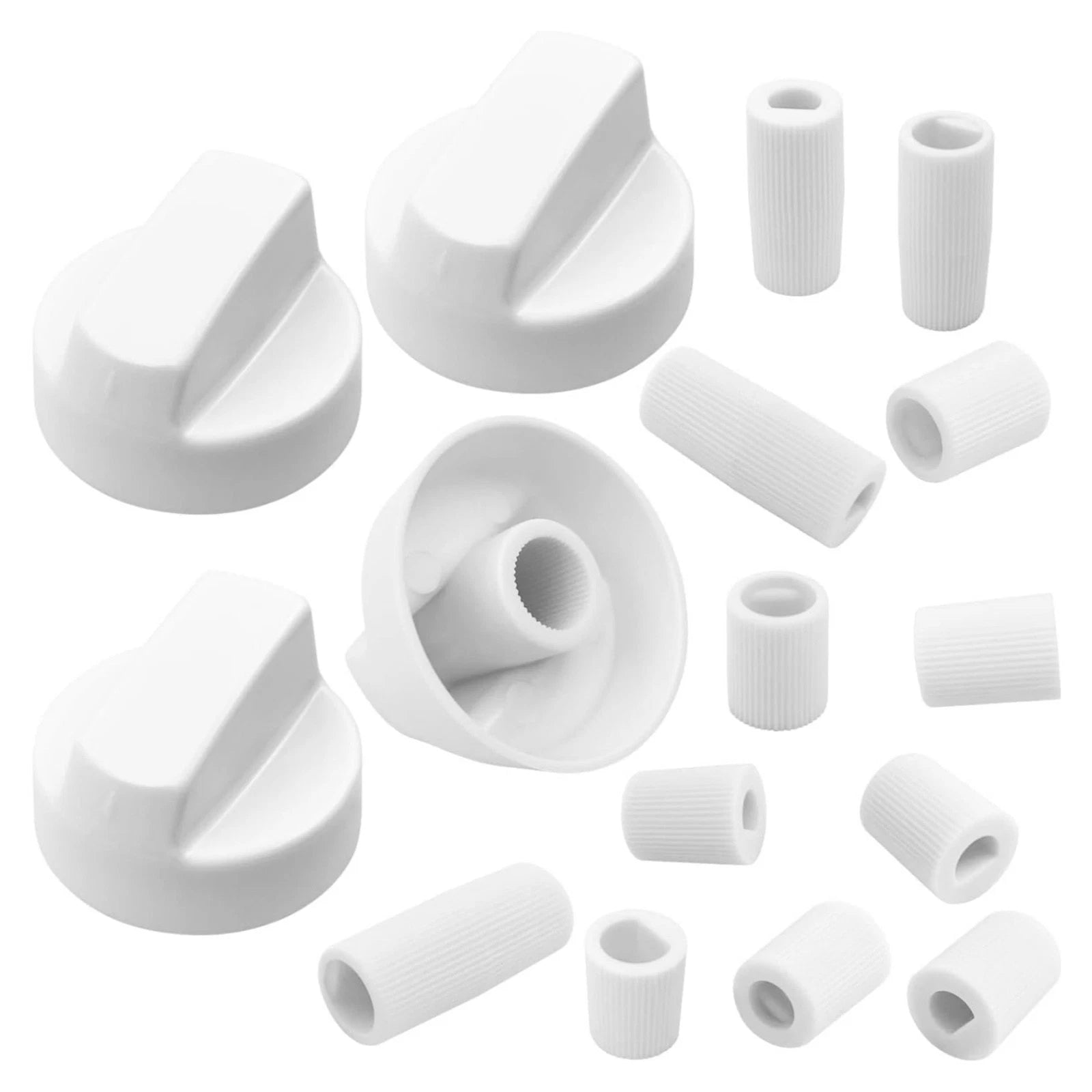 Universal Oven Knob Replacement 4 Pack With 12 Adapters For Stove