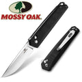 Mossy Oak Folding Pocket Knife 3.5" D2 Steel Drop Point Blade EDC G10 Handle NEW